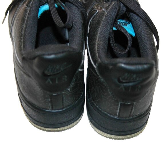 Nike Air Force Sneakers 7Y Youth Black Space Jam Computer Chip - Picture 3 of 10